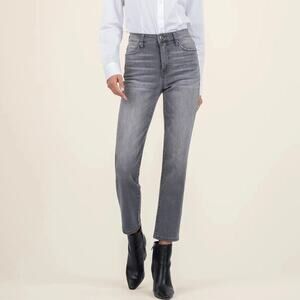 KUT From The Kloth Reese Fab Ab Ankle Straight Leg Jeans Gray Womens Size 4